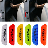 Maxbell 2Pieces Car Door Stickers Reflector Replacement Silver