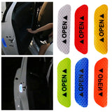 Maxbell 2Pieces Car Door Stickers Reflector Replacement Silver