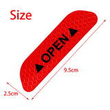 Maxbell 2Pieces Car Door Stickers Reflector Replacement Red