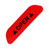 Maxbell 2Pieces Car Door Stickers Reflector Replacement Red