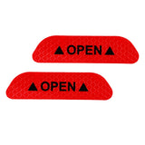 Maxbell 2Pieces Car Door Stickers Reflector Replacement Red