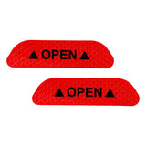 Maxbell 2Pieces Car Door Stickers Reflector Replacement Red