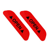Maxbell 2Pieces Car Door Stickers Reflector Replacement Red
