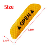 Maxbell 2Pieces Car Door Stickers Reflector Replacement Yellow