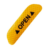 Maxbell 2Pieces Car Door Stickers Reflector Replacement Yellow
