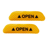 Maxbell 2Pieces Car Door Stickers Reflector Replacement Yellow