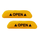 Maxbell 2Pieces Car Door Stickers Reflector Replacement Yellow