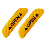 Maxbell 2Pieces Car Door Stickers Reflector Replacement Yellow
