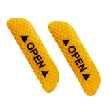Maxbell 2Pieces Car Door Stickers Reflector Replacement Yellow
