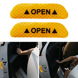 Maxbell 2Pieces Car Door Stickers Reflector Replacement Yellow