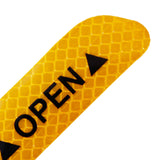 Maxbell 2Pieces Car Door Stickers Reflector Replacement Yellow