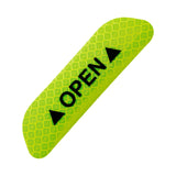Maxbell 2Pieces Car Door Stickers Reflector Replacement Green