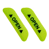 Maxbell 2Pieces Car Door Stickers Reflector Replacement Green