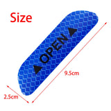 Maxbell 2Pieces Car Door Stickers Reflector Replacement Blue