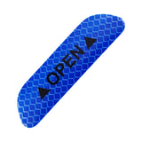 Maxbell 2Pieces Car Door Stickers Reflector Replacement Blue