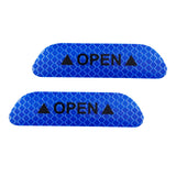Maxbell 2Pieces Car Door Stickers Reflector Replacement Blue