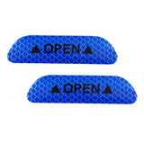 Maxbell 2Pieces Car Door Stickers Reflector Replacement Blue