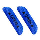 Maxbell 2Pieces Car Door Stickers Reflector Replacement Blue