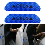 Maxbell 2Pieces Car Door Stickers Reflector Replacement Blue