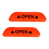 Maxbell 2Pieces Car Door Stickers Reflector Replacement Orange