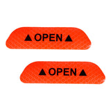 Maxbell 2Pieces Car Door Stickers Reflector Replacement Orange