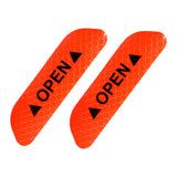 Maxbell 2Pieces Car Door Stickers Reflector Replacement Orange
