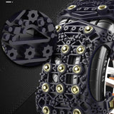 Maxbell Car Snow Chains Antiskid Adjustable Tire Chains for SUV ATV Trucks Black