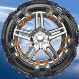 Maxbell Car Snow Chains Antiskid Adjustable Tire Chains for SUV ATV Trucks Black
