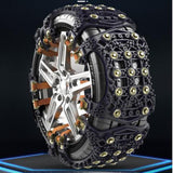 Maxbell Car Snow Chains Antiskid Adjustable Tire Chains for SUV ATV Trucks Black