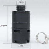 Maxbell Auto Air Filter Silencer Intake Pipe Black for 25mm Parking Heater