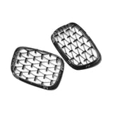 Maxbell 2 Pieces Front Kidney Grille 51137005838 for BMW 5 Series E39 528i 530D Semi Electroplating