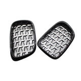 Maxbell 2 Pieces Front Kidney Grille 51137005838 for BMW 5 Series E39 528i 530D Semi Electroplating