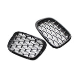Maxbell 2 Pieces Front Kidney Grille 51137005838 for BMW 5 Series E39 528i 530D Semi Electroplating