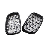 Maxbell 2 Pieces Front Kidney Grille 51137005838 for BMW 5 Series E39 528i 530D Semi Electroplating