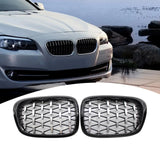 Maxbell 2 Pieces Front Kidney Grille 51137005838 for BMW 5 Series E39 528i 530D Semi Electroplating