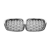 Maxbell 2 Pieces Front Kidney Grille 51137005838 for BMW 5 Series E39 528i 530D Electroplating