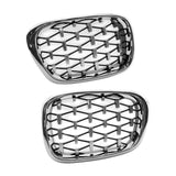 Maxbell 2 Pieces Front Kidney Grille 51137005838 for BMW 5 Series E39 528i 530D Electroplating