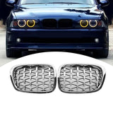 Maxbell 2 Pieces Front Kidney Grille 51137005838 for BMW 5 Series E39 528i 530D Electroplating