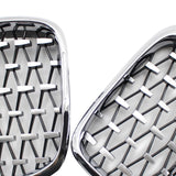 Maxbell 2 Pieces Front Kidney Grille 51137005838 for BMW 5 Series E39 528i 530D Electroplating