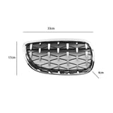 Maxbell 2 Pieces Vehicle Front Kidney Grille Grill 51137157277 for BMW E92 E93 Electroplated
