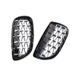 Maxbell 2 Pieces Vehicle Front Kidney Grille Grill 51137157277 for BMW E92 E93 Semiplated