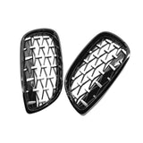 Maxbell 2 Pieces Vehicle Front Kidney Grille Grill 51137157277 for BMW E92 E93 Semiplated