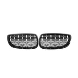 Maxbell 2 Pieces Vehicle Front Kidney Grille Grill 51137157277 for BMW E92 E93 Semiplated