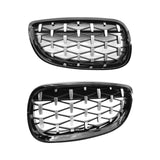 Maxbell 2 Pieces Vehicle Front Kidney Grille Grill 51137157277 for BMW E92 E93 Semiplated