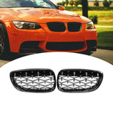 Maxbell 2 Pieces Vehicle Front Kidney Grille Grill 51137157277 for BMW E92 E93 Semiplated
