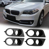 Maxbell 2 Pieces Fog Light Cover Accessories Vehicle for BMW 3 Series E46 M3 Black
