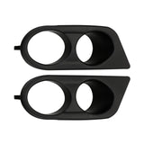 Maxbell 2 Pieces Fog Light Cover Accessories Vehicle for BMW 3 Series E46 M3 Black