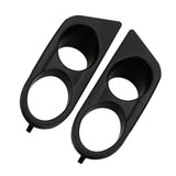 Maxbell 2 Pieces Fog Light Cover Accessories Vehicle for BMW 3 Series E46 M3 Black