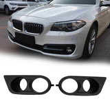 Maxbell 2 Pieces Fog Light Cover Accessories Vehicle for BMW 3 Series E46 M3 Black