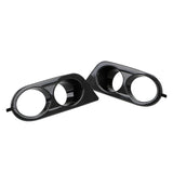 Maxbell 2 Pieces Fog Light Cover Accessories Vehicle for BMW 3 Series E46 M3 Carbon Fiber